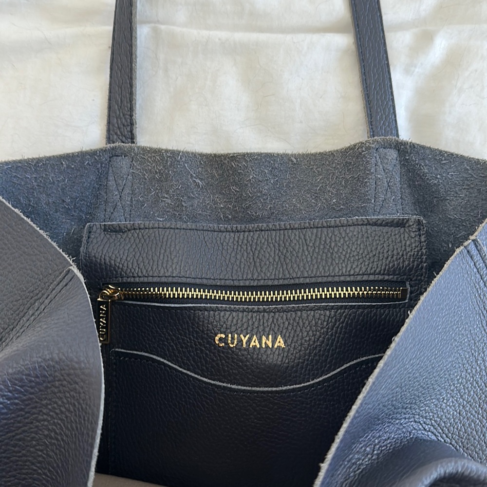 Cuyana Pebbled Leather Tote